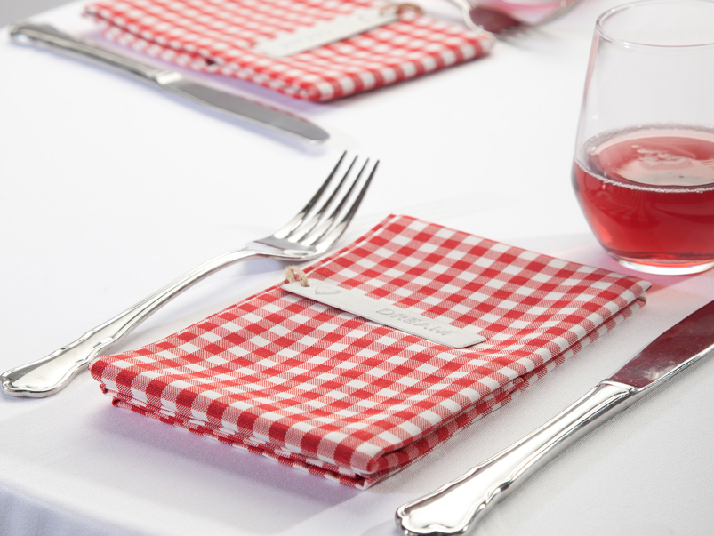 Gingham-Red
